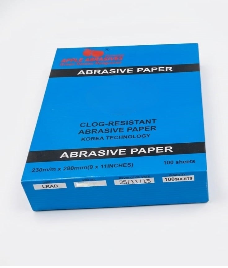 Apple Abrasives Abrasive Sheet Non-Loading 230mm x 280mm GRIT-320 [PACK 100] - Image 2