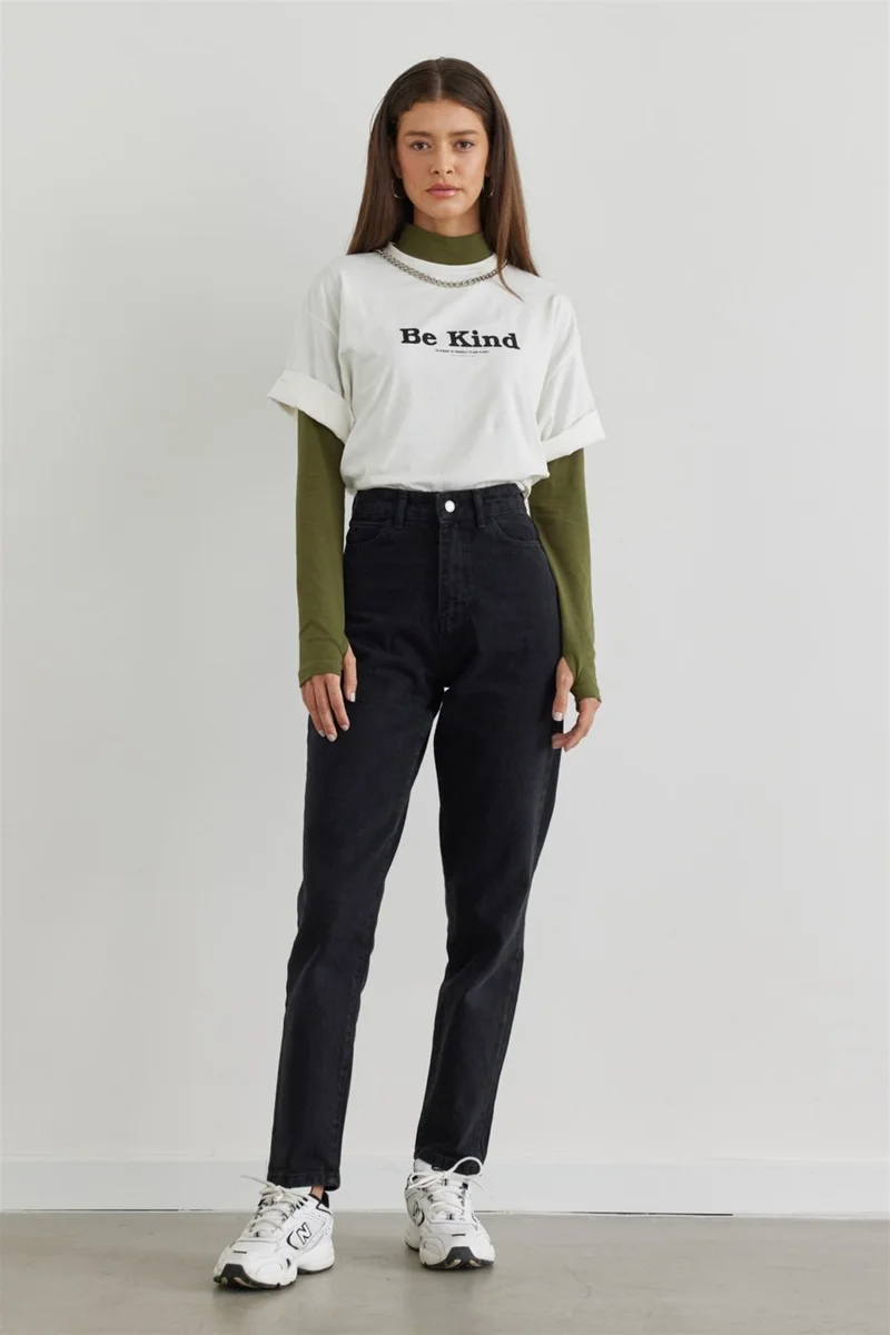 سود كوليكشن Black Mom Jeans