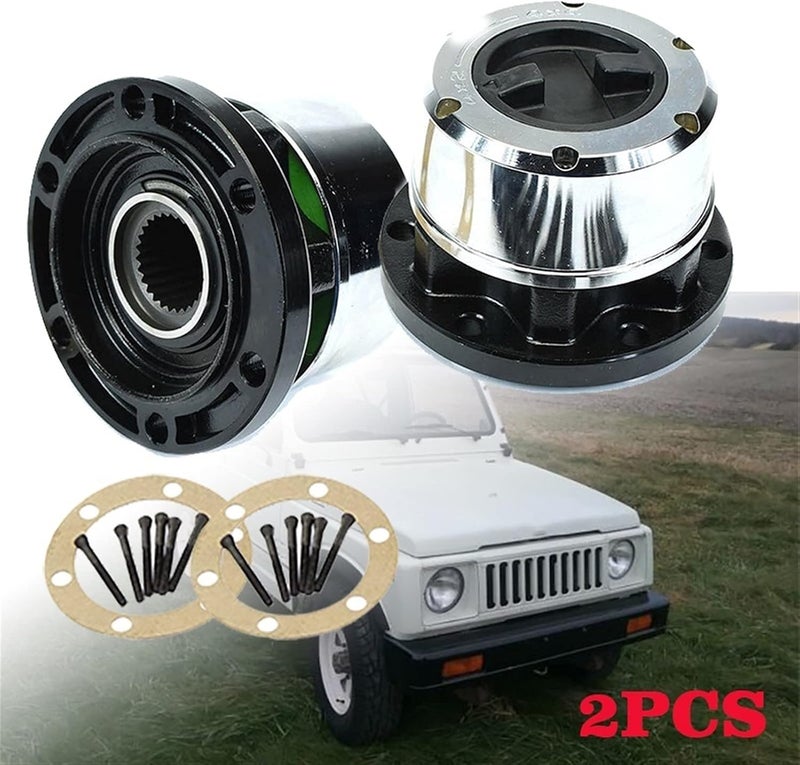 Wivplex 2-Piece Manual Free Wheel Locking Hubs for Suzuki - Image 4