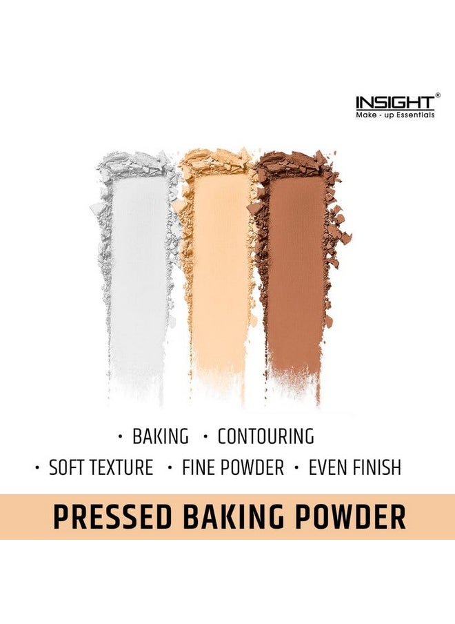 Insight - Cosmetics 3 In1 Pressed Baking Powder|Lightweight Long Lasting Luminous Glow | Flawless Shimmer Finish | Silky Smooth Texture | Easy To Blend, Bp02 - Image 1