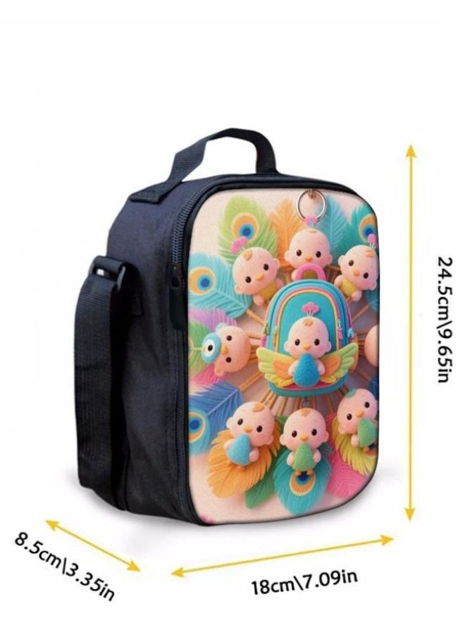 Bright Li Fire New equipment for youth trend! New cartoon bag three-piece set, super convenient daily commuting (available for students, children, friends on outings, mountain climbing, schooling, etc.) - 85 - Image 2