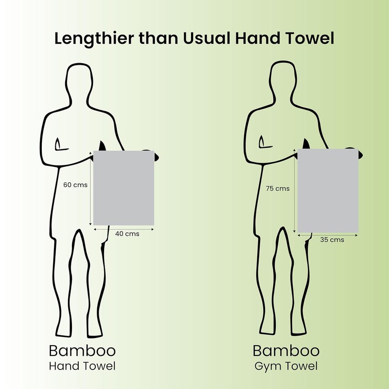 Mush منشفة يد من موش بامبو | مجموعة من 2 منشفة يد 100% بامبو | منشفة يد فائقة النعومة، ماصة وسريعة الجفاف لحوض الغسيل | مناديل لمنشفة اليد | 40 × 60 سم | 600 جرام (وردي وزيتوني) - Image 5