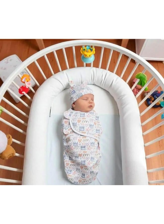 لفافة قطنية 100% لحديثي الولادة