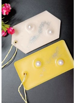 Candle Nest The Candle Nest Wax Sachet For Home Office Cabinets Handbags Cars Handmade Air Freshener Aromatic Sachets Combo Pack Flavored SandalwoodJasmine Wax Sachet YellowWhite 