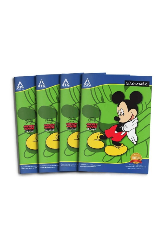 classmate Classmate Notebook - Unruled, 72 Pages, 240 mm x 180 mm - Pack Of 4  - Image 1