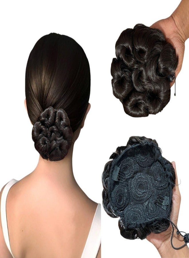 Pinaka Synthetic Bun Extension Dory Messy Artificial Juda For Women (Brown, 1pc) - Image 1