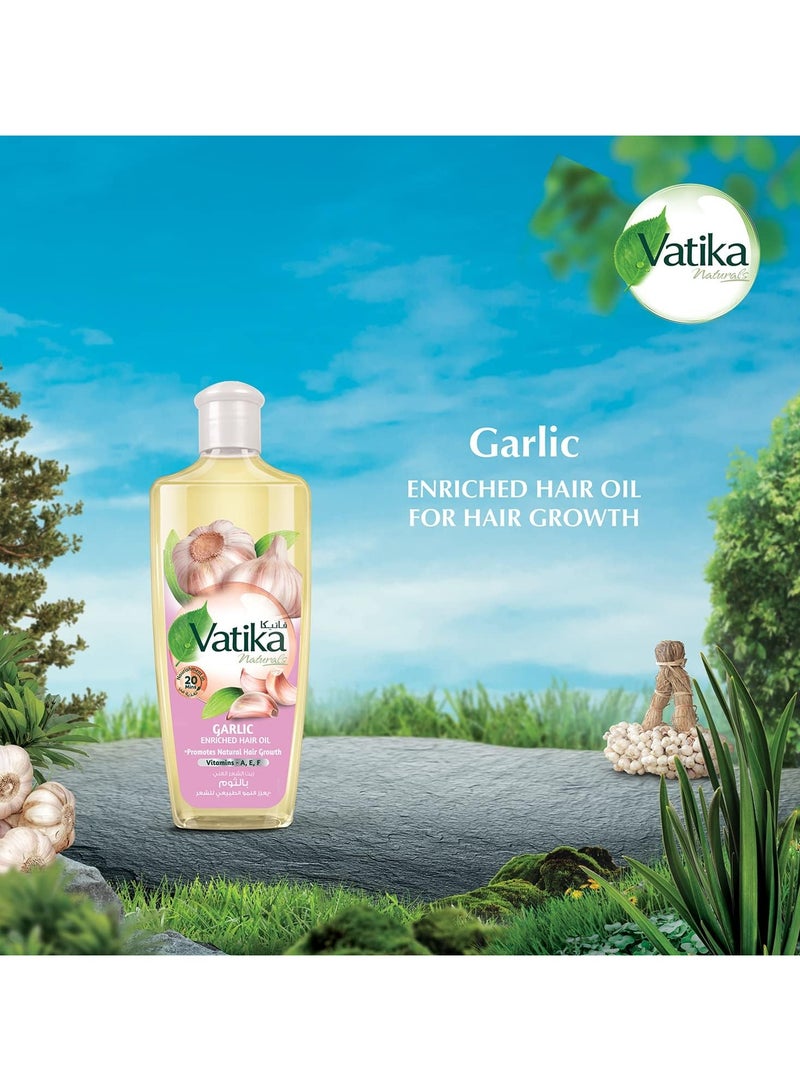 فاتيكا زيت شعر طبيعي غني بالثوم أصفر 200مل - Image 3