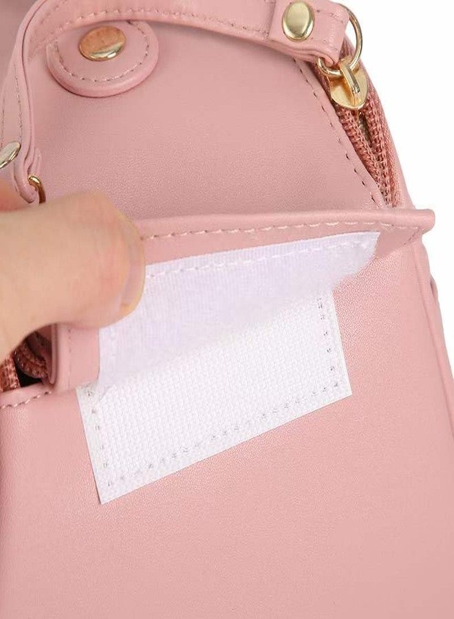 HIMART PU Leather Makeup Cosmetic Bag Travel Organizer for Women Waterproof Toiletry Bag with Multiple Pockets. (Ligth Peach) - Image 5