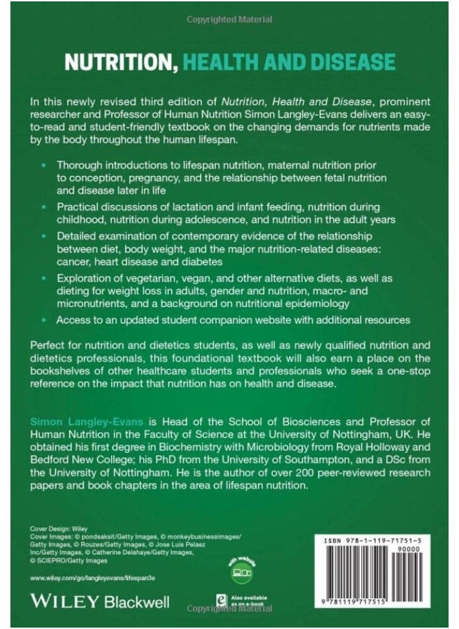 Nutrition, Health and Disease: A Lifespan Approach  - Image 1