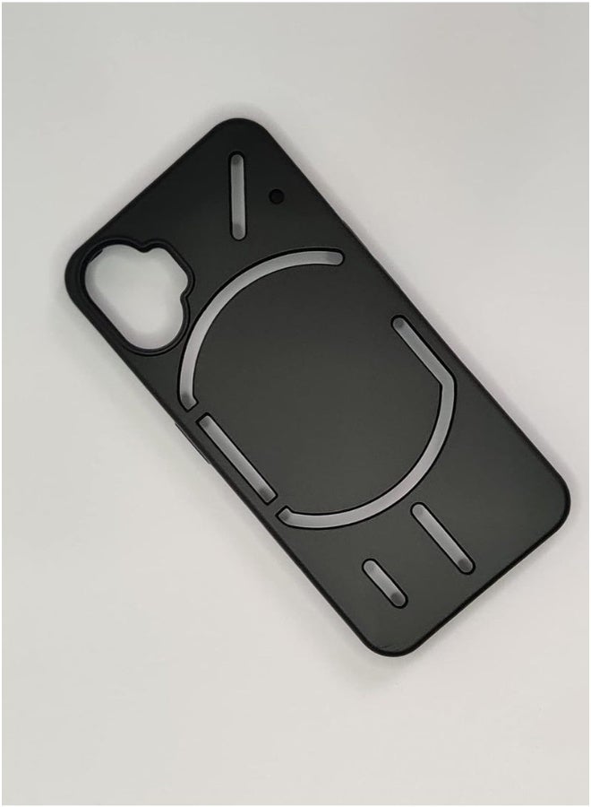 دوسالا غطاء هاتف سيليكون سائل رفيع جداً من TPU لهاتف نوتنج 1 (5G، 2022) – غطاء خلفي ناعم، رقيق، وممتص للصدمات مع طبقة مقاومة للبصمات والخدوش – أسود - Image 3