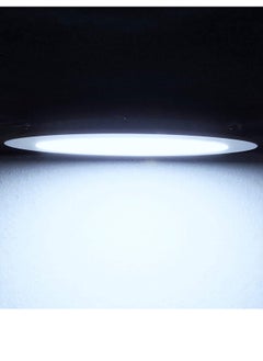 MAAS LED lamp with a circular design and very thin, mounted on the wall, recessed LED ceiling lamp, 1440 lumens, 18 watts, white  - Image 5