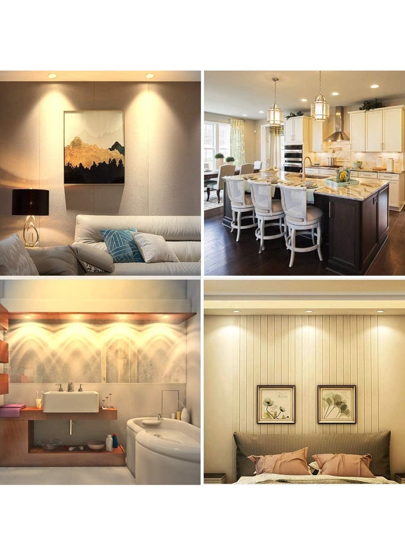MAAS - LED lamp with a circular design and very thin, mounted on the wall, recessed LED ceiling lamp, 1440 lumens, 18 watts, white - Image 1