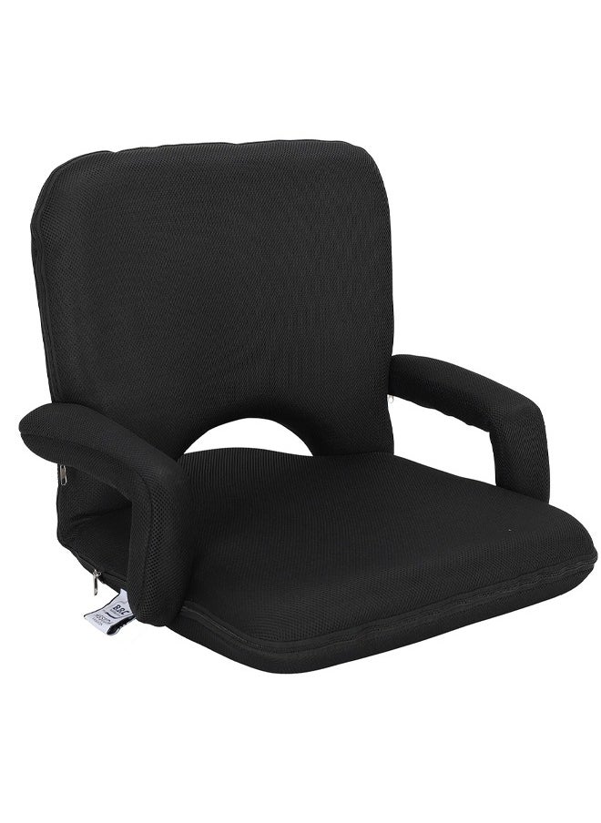Cady One - Ground chair with armrests for camping and trekking, foam padded with an adjustable back - Image 1