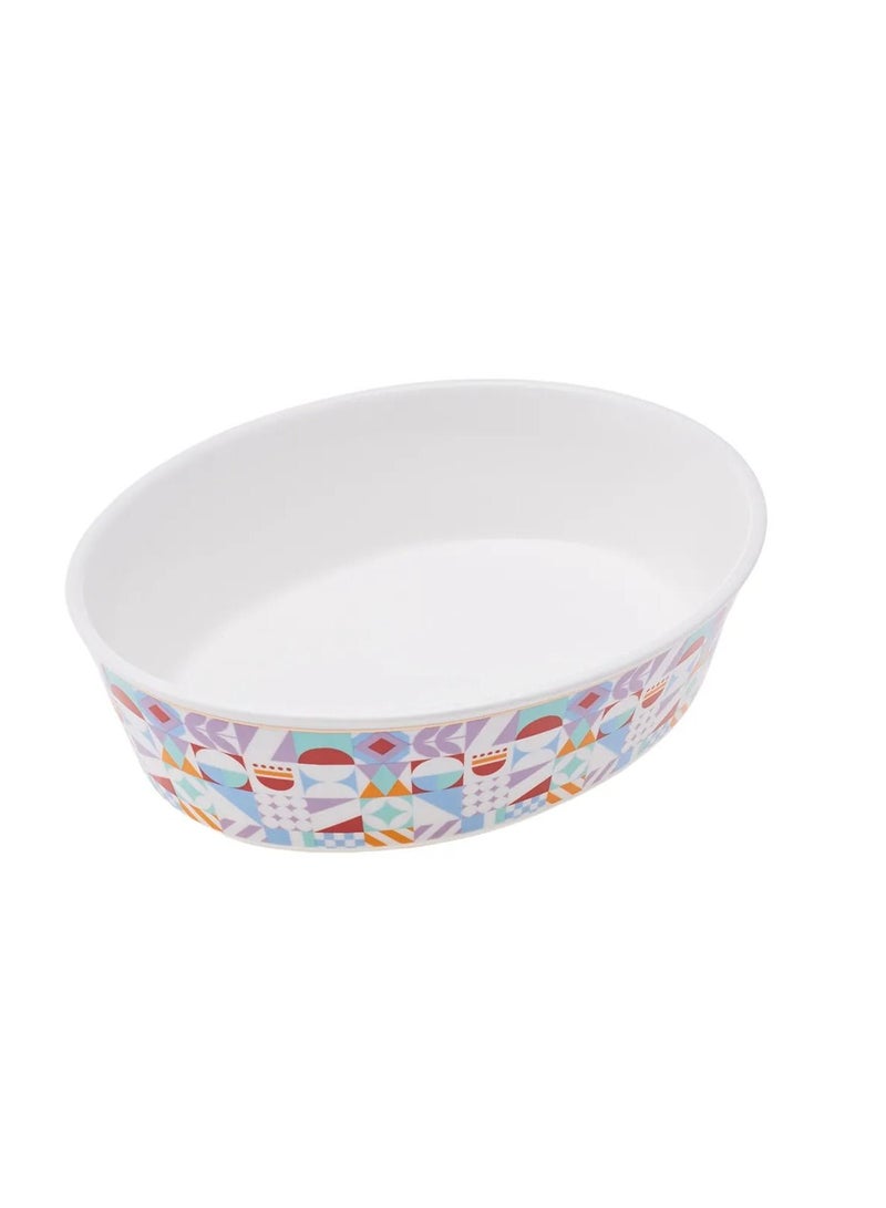 Karaca Lyra Colorful Oval Bakeware 22 cm