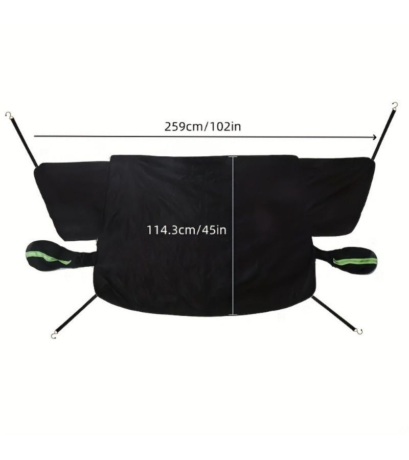 Snow Car Snow Guard Green Anti Freeze Frost Shield for Car - Image 4
