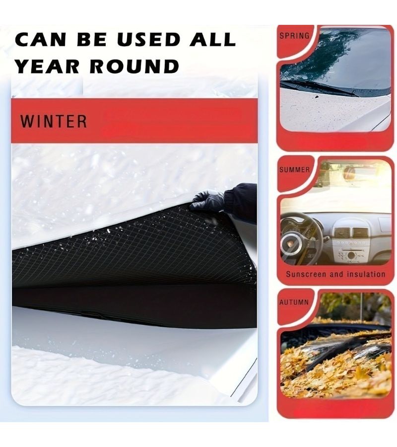 Snow Car Snow Guard Green Anti Freeze Frost Shield for Car - Image 5
