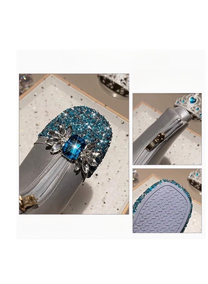 Girl's Versatile Crystal Princess Single Boots  - Image 2