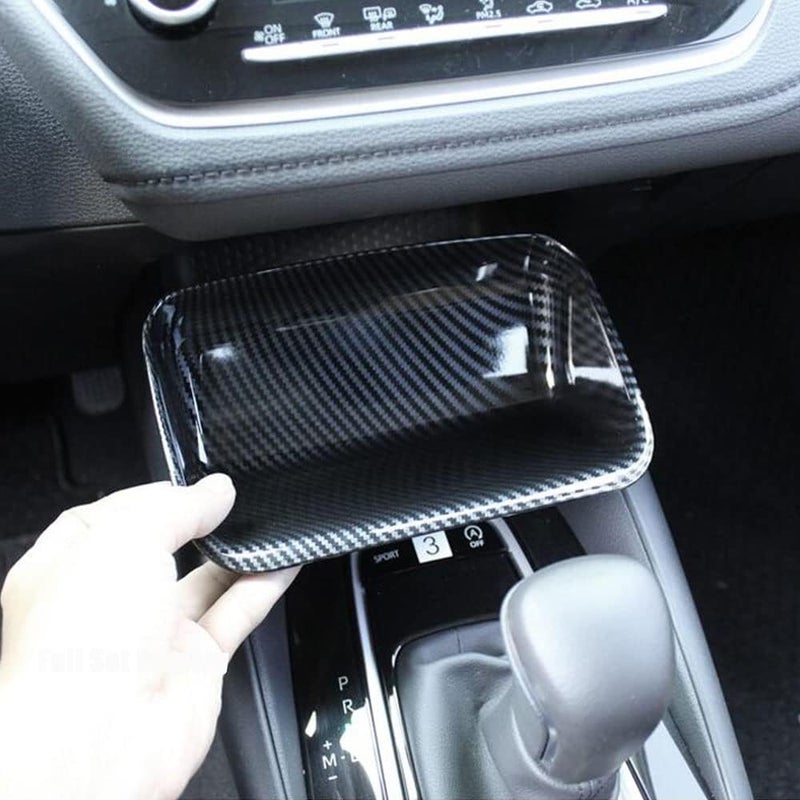 BOYUER Carbon Fiber Center Console Storage Box for Toyota Corolla 2020-2024 & Corolla Hatchback - Image 1