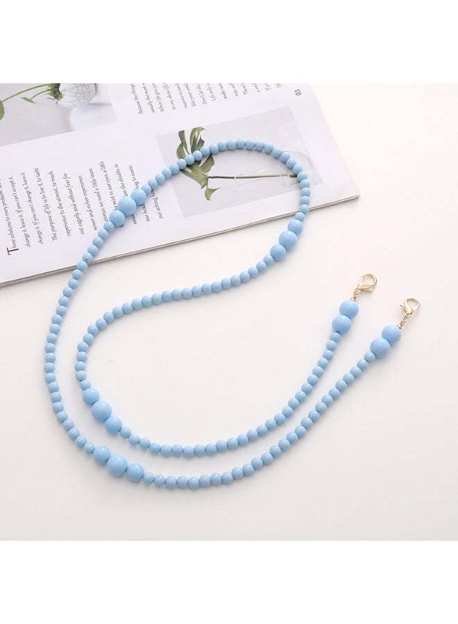 NIBEMINENT Phone Charm/ Chain Strap for Women Girls, Acrylic Beads Cell Phone Case Lanyard Wrist Strap