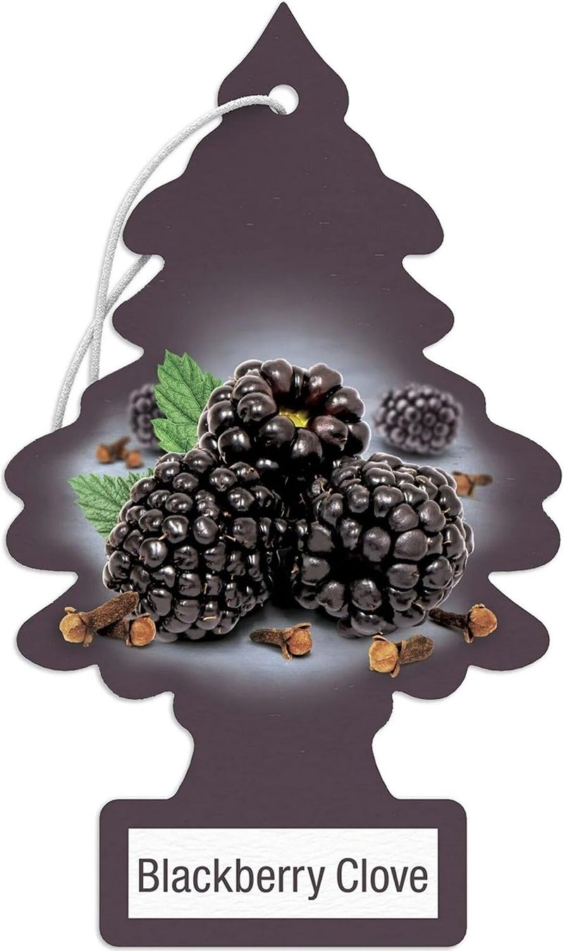 Little Trees Blackberry Clove Car Air Freshener - Pack of 24 - Image 1