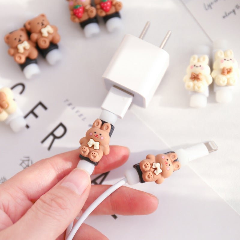 Cute Cartoon Data Cable Protective Cover – Apple Charging Cable Anti-Break Case - Image 4