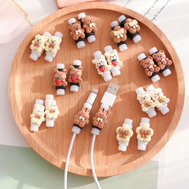 Cute Cartoon Data Cable Protective Cover – Apple Charging Cable Anti-Break Case - Image 2