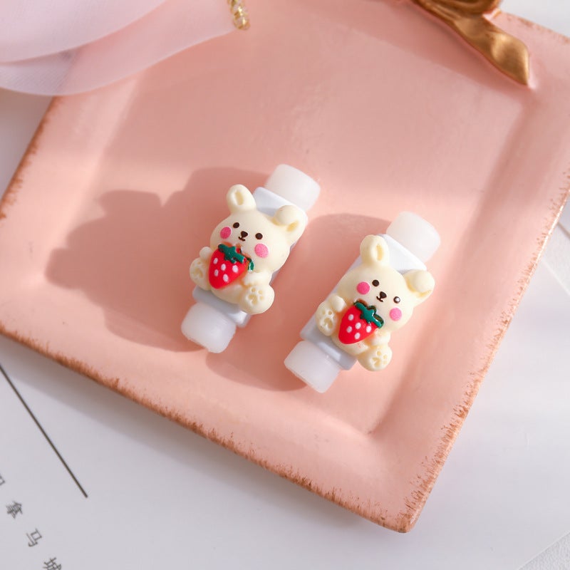 Cute Cartoon Data Cable Protective Cover – Apple Charging Cable Anti-Break Case - Image 1