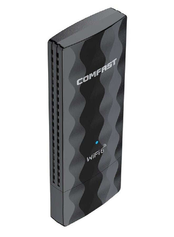 كومفاست بطاقة شبكة لاسلكية Comfast 951AX WiFi 6 USB - محول USB عالي السرعة ثنائي النطاق Gigabit 1800Mbps لأجهزة الكمبيوتر الشخصية والكمبيوتر المحمول - Image 2