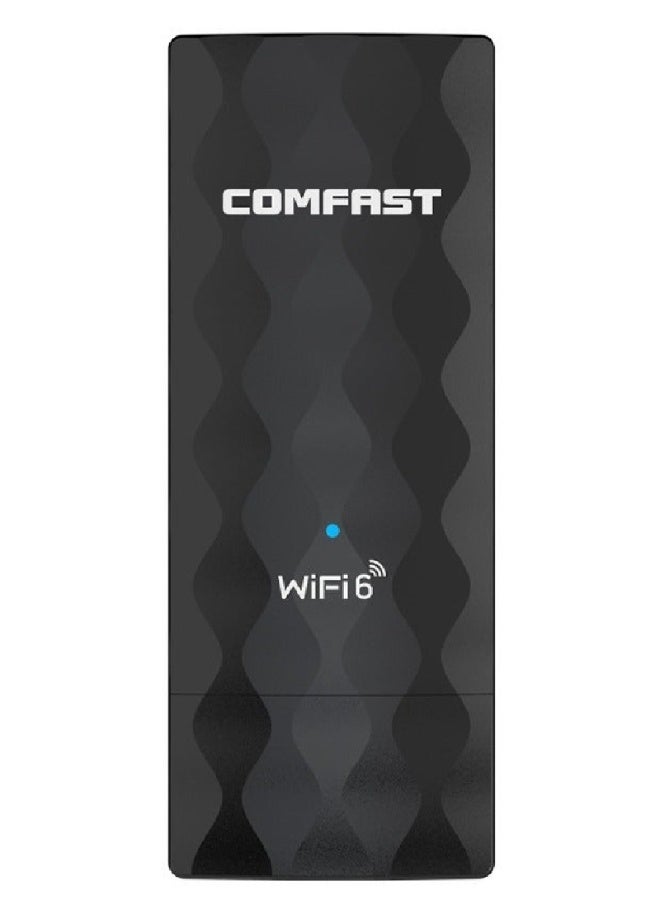 كومفاست بطاقة شبكة لاسلكية Comfast 951AX WiFi 6 USB - محول USB عالي السرعة ثنائي النطاق Gigabit 1800Mbps لأجهزة الكمبيوتر الشخصية والكمبيوتر المحمول - Image 1
