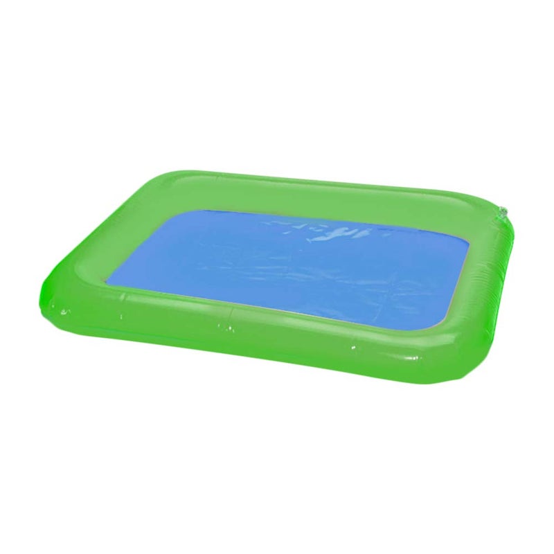 Topwon Inflatable Sand Tray for Kids/Sand Box/Sand Molds/Inflatable Sand/Portable Sand Tray(Random Color) (Random Color  29x39) - Image 1