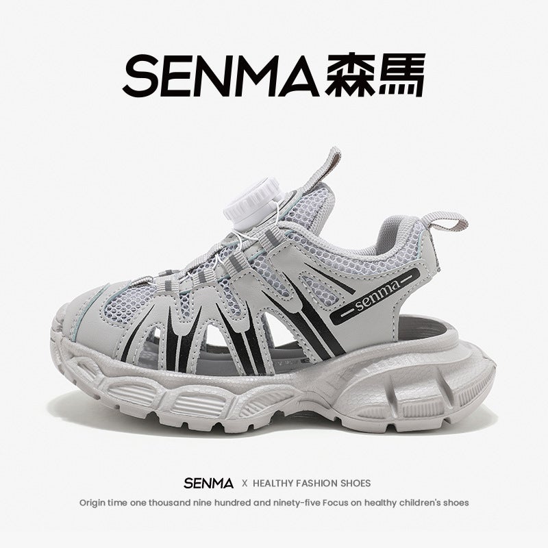 Girls' Sandals 6-12 Kidsren'S Sports Sandals Baotou Cut Out Eva Light-Soled Beach Shoes Running Shoes Boys' Sandals - Image 5