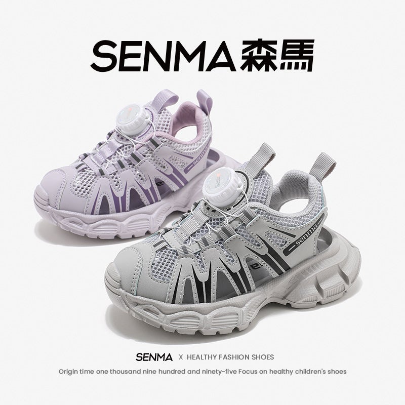 Girls' Sandals 6-12 Kidsren'S Sports Sandals Baotou Cut Out Eva Light-Soled Beach Shoes Running Shoes Boys' Sandals - Image 2