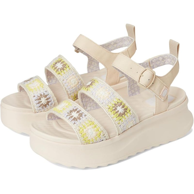 HEYDUDE Delray Buckle Cottage Crochet womens Loafer - Image 1