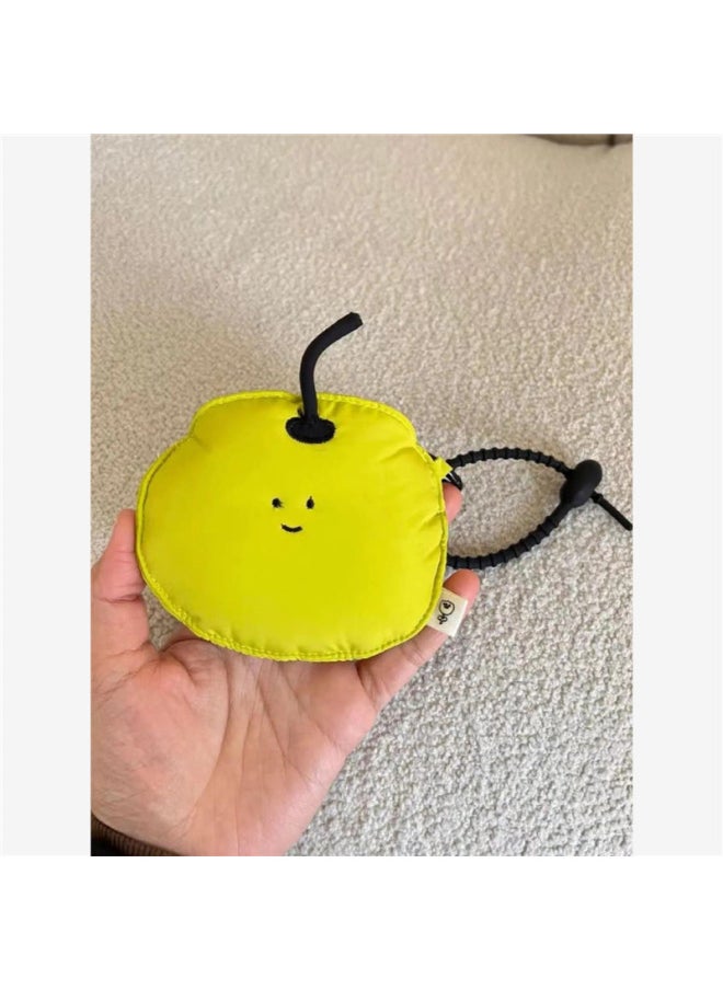 Generic - Green For Apple Soft Drop-resistant Airpods Headset Protective Case Cute Hanging Accessories Bag Universal Android Headset Bag-Color:Green For Apple Headphone Bag-Applicable Models:Standard - Image 1