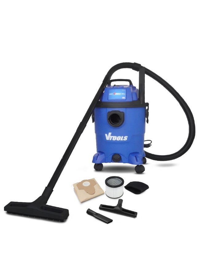 VTOOLS VTOOLS 20L Wet Dry Vacuum Cleaner 1200W Powerful Suction with Drainage Function  - Image 1