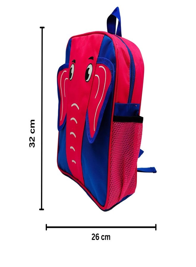 RedChimes 1 Pcs Kids Backpack - Toddler & Preschool Elephant Bag with Adjustable Straps - School Bag for Boys & Girls Polyester - Image 3