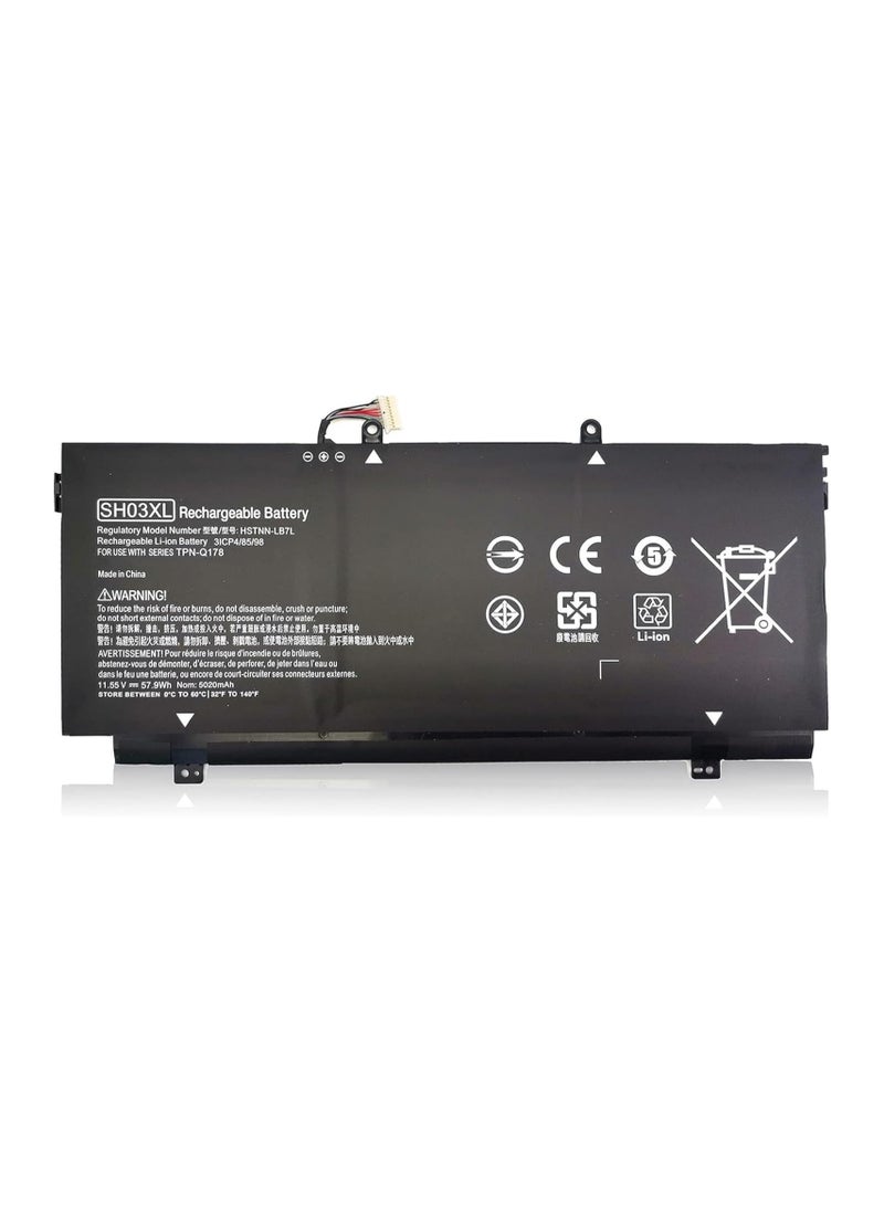 SH03XL Laptop Battery Compatible for Hp Spectre X360 13-AC033DX 13-AC0XX 13-W0XX 13-W002NG 13-W003NG 13-W013DX W023DX W031NG W033NG 859356-855 859026-421 HSTNN-LB7L 57.9Wh - pzsku/Z3BEE024977EECFCADA83Z/45/_/1730383149/50c8f15b-15fb-47a6-bf41-53fda969eb87