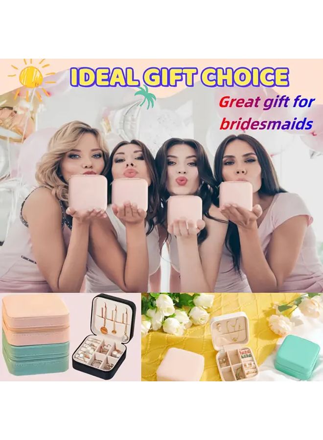 Blue 20pcs Travel Jewelry Case Bulk Bridesmaid Gift Box Mini Organizer Storage for Women - Image 2