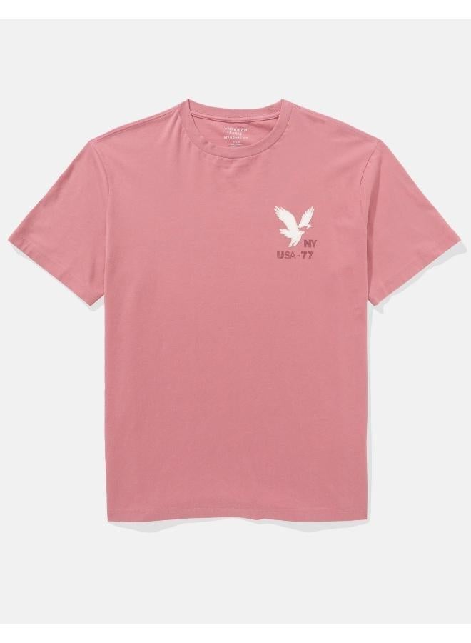 American Eagle AE Applique Logo Graphic T-Shirt - Image 3