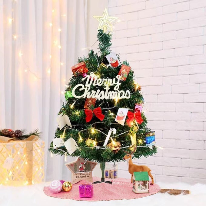TRLYC Glittery Sequin Holiday Tree Skirt 48Inch Rose Gold Christmas Tree Skirt Christmas Decoration