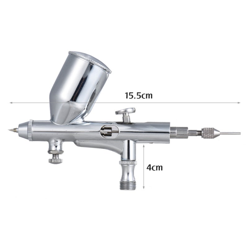 Trigger Spray Pen 0.30mm Nozzle 13cc High Capacity Gravity Feed Spraying Pen - Double Action Trigger Control Fine Atomization 3D Printing Model Painting Pen for Large Area Painting - Image 4