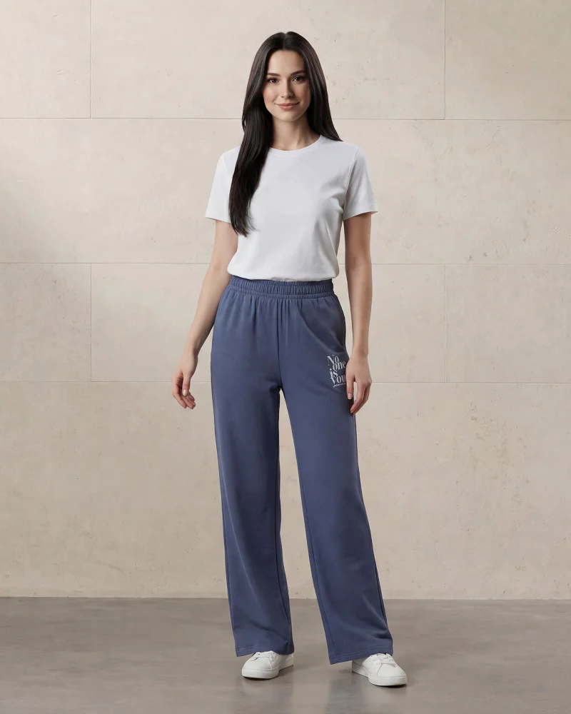Redtag Women Blue Active Full Length Pants