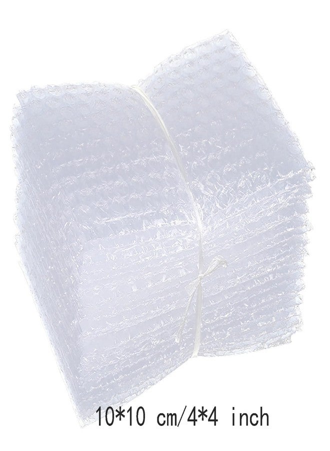 BFLCTTBD 100 Pcs 4 X 4 Inch Clear Bubble Pouches Bag Protective Bubble Wrap Bubble Out Bags For Shipping Moving Cushion Wrap For Packing - Image 2