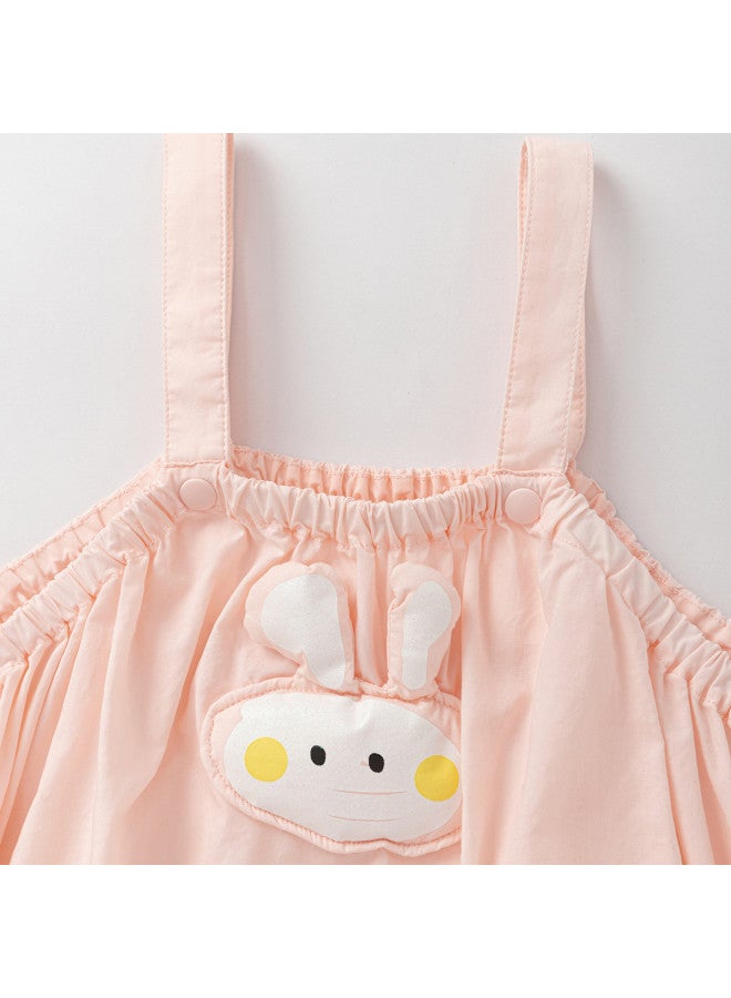 balabala Girls' Summer Outfit 2025 New Collection Infant Sleeveless Overalls Dress Set Trendy - Image 4