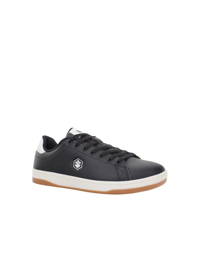 Lumberjack Rea Men Sneakers Black Off-White PU – Lightweight Comfortable Casual Shoes, Lace-Up Everyday Footwear - Image 2