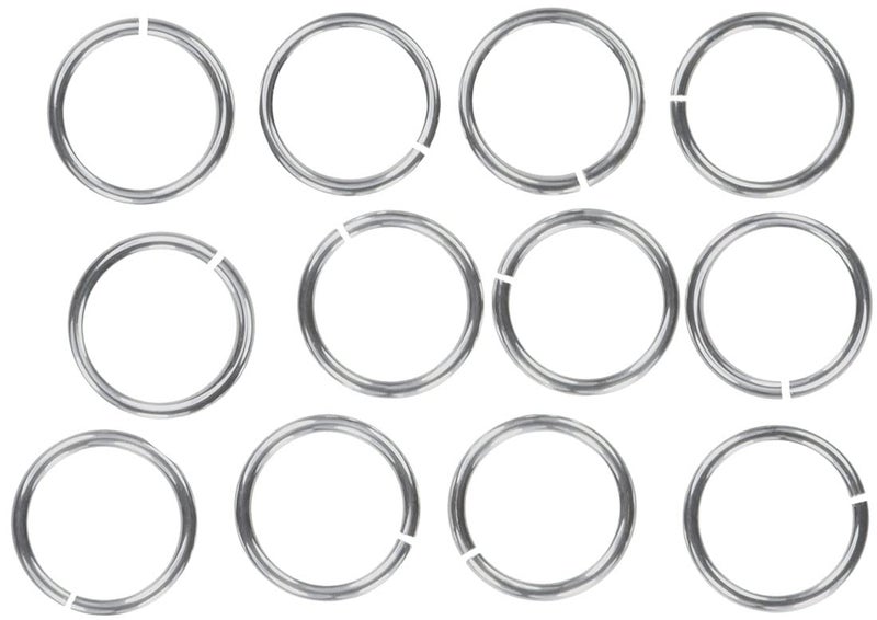 20 Sterling Silver Jump Lock Rings 18 Gauge 55mm