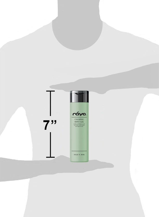 RAYA Calming Mint Gel 8 oz (S-501) | Softening and Soothing Gel | Great for After Shaving and Waxing | Helps Heal Razor Bumps, Razor Burns, and Ingrown Hairs - Image 5