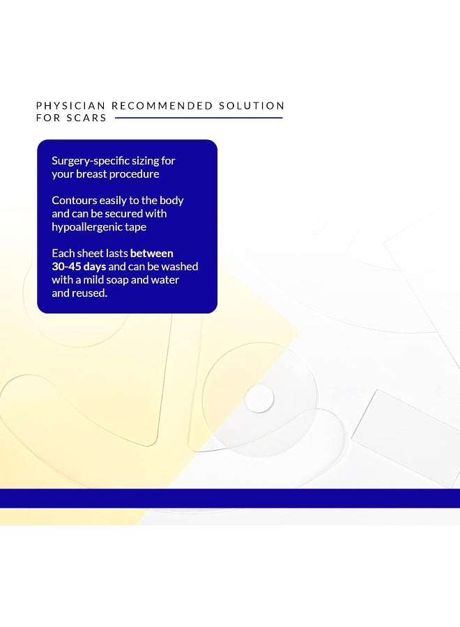 Rejuvaskin Scar Fx Silicone Tape Sheeting, Procedure Anchor Style, 1 Sheet - Image 3
