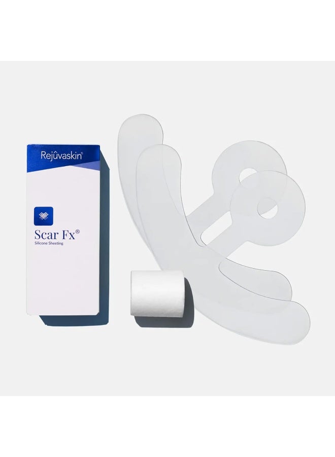 Rejuvaskin Scar Fx Silicone Tape Sheeting, Procedure Anchor Style, 1 Sheet - Image 1