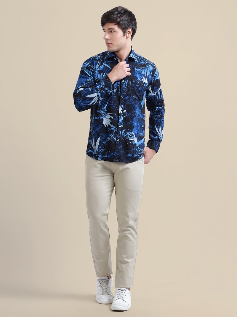 AMSWAN-MENS-RAYON-SHIRT-WITH-TROPICAL-BLUE-PRINT - Image 4